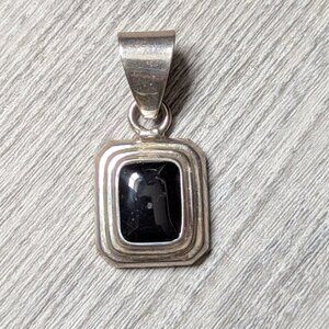 Retired Silpada Black Onyx pendant